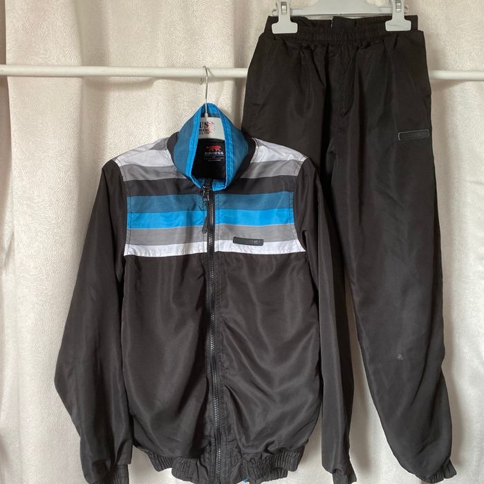 Jogging noir et bleu polyester 10 ans Airness