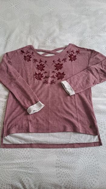 Pull rose/mauve Bonobo taille S