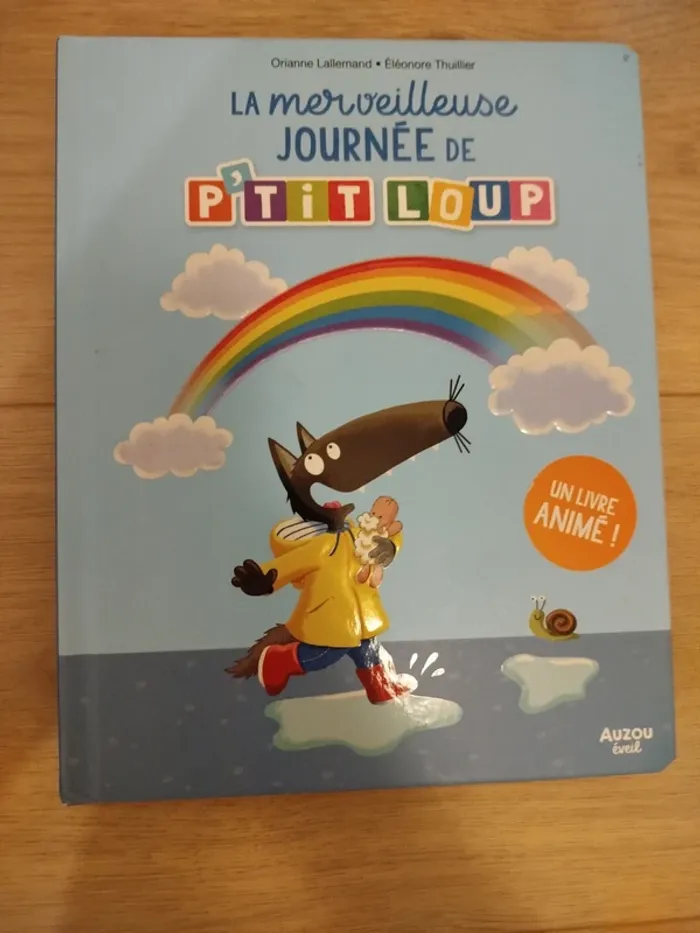 Livre "la merveilleuse journée de P'tit Loup"