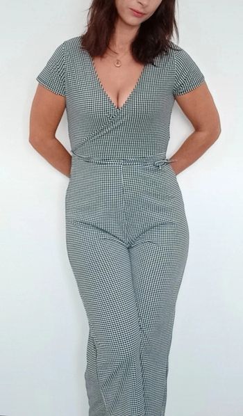 Combipantalon pied de poule taille 36