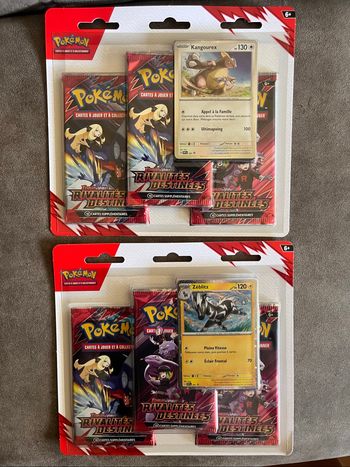 2 Tripack Pokemon Rivalités Destinés EV10