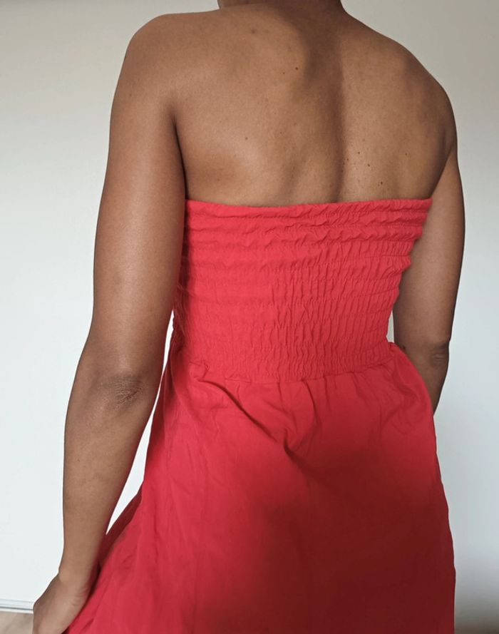 Robe bustier rouge T38 - photo numéro 3
