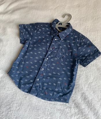 🔹 Jolie chemise 24 mois motifs origamis 🔹