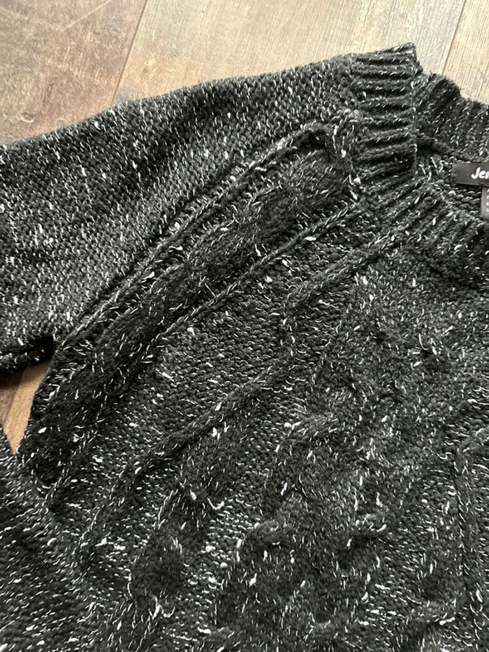 Pull chiné noir et blanc - photo numéro 4