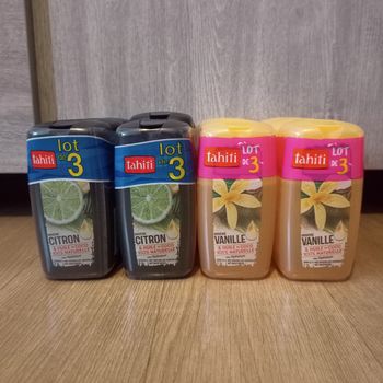 Lot 12 gel douche tahiti