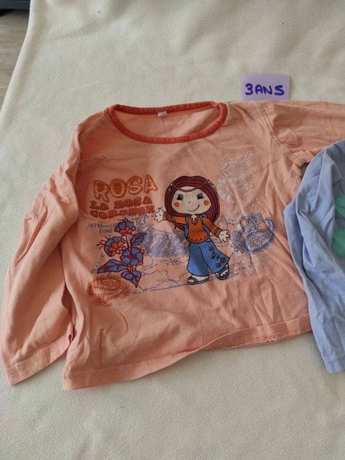 Lot de 2 hauts de pyjama - photo numéro 2