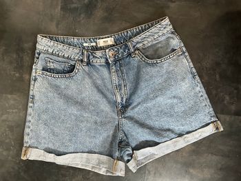Short denim mom taille haute 44 Mango