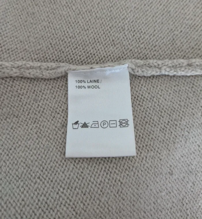 Pull col roulé 100% laine - Bensimon - taille S - photo numéro 5