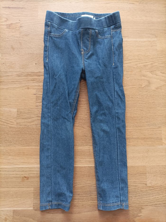 Lot 4 ans fille jupe jegging pantalon et gilet - photo numéro 3