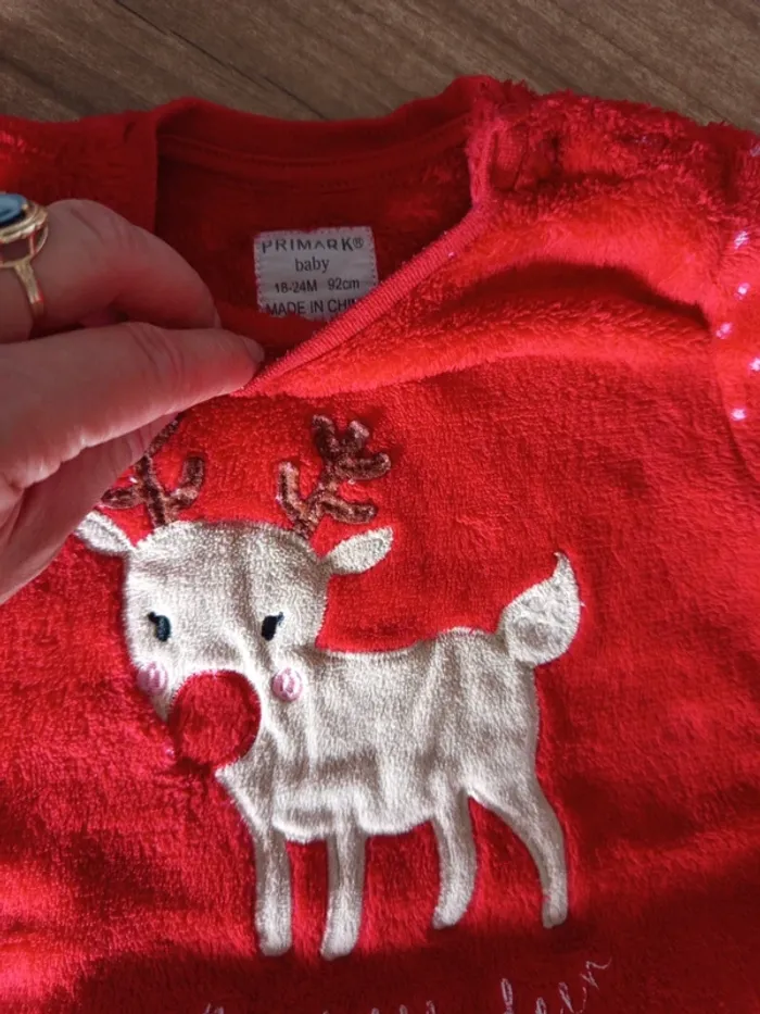 Lot 4 pyjamas theme Noël 18/24 mois - photo numéro 3
