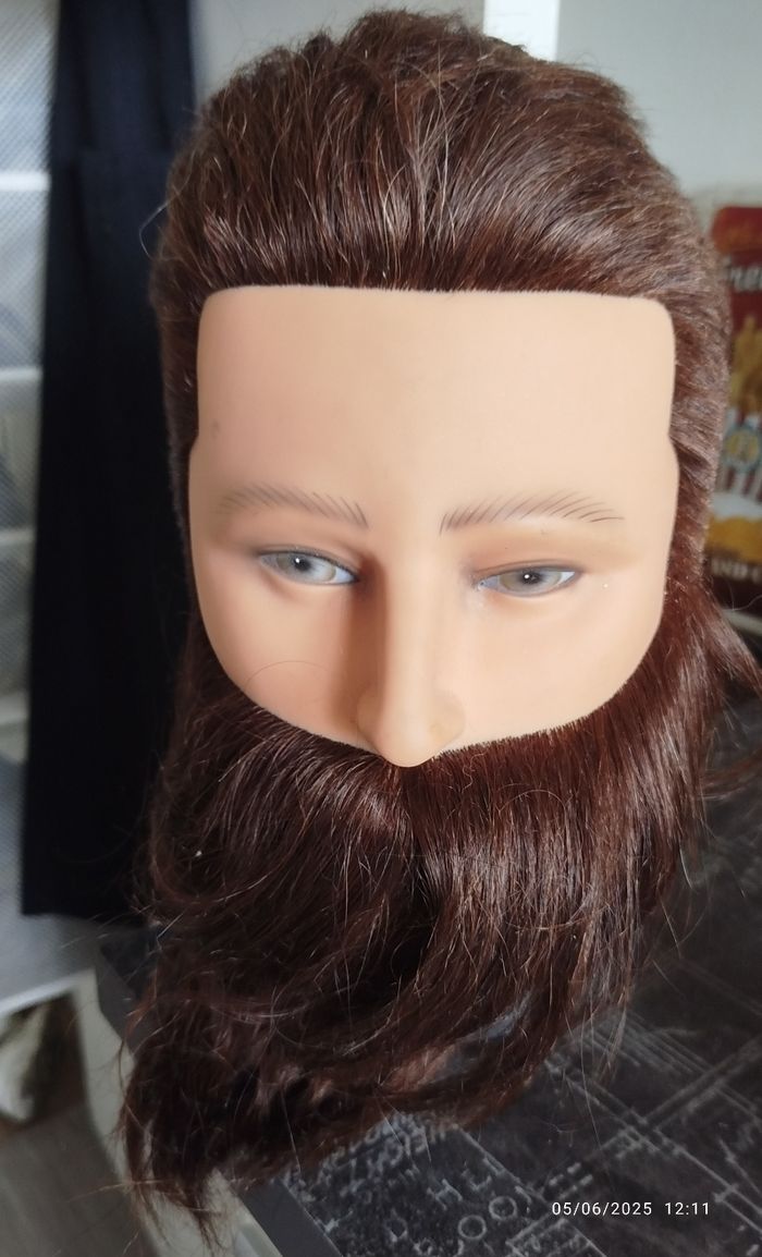 Tête malléable spécial barbe