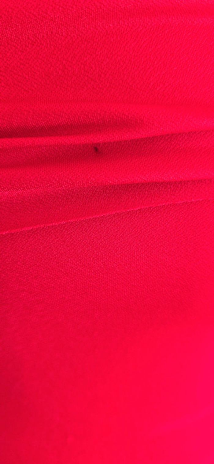 Robe longue cocktail, soirée sirène,  bandeau rouge taille M - photo numéro 3