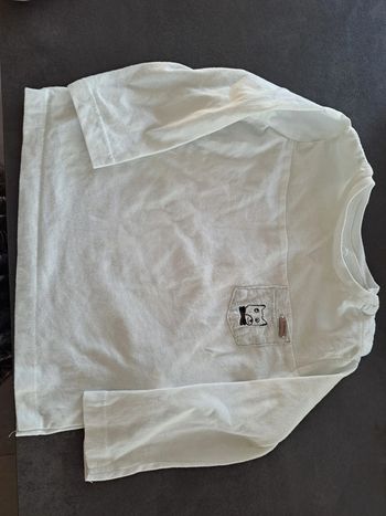 sous pull blanc zara 86 cm