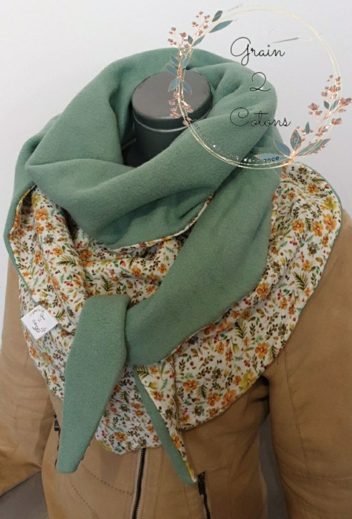 Echarpe Fleurs sauvages