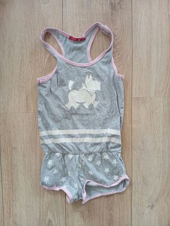 Combishort gris Chipie 4ans