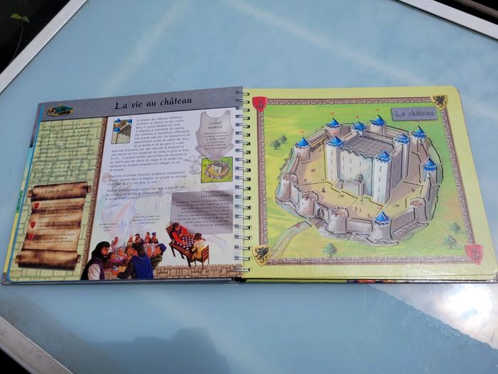 Livre Je dessine les Chevaliers 🛡 livre à pochoirs, grand format (39) - photo numéro 5