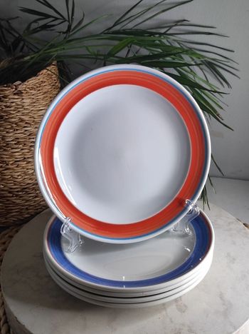 Assiettes à dessert vintage