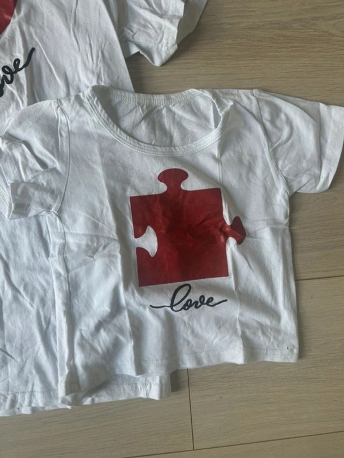 T-shirt matchy - taille XL femme et taille 18 mois enfant - photo numéro 2