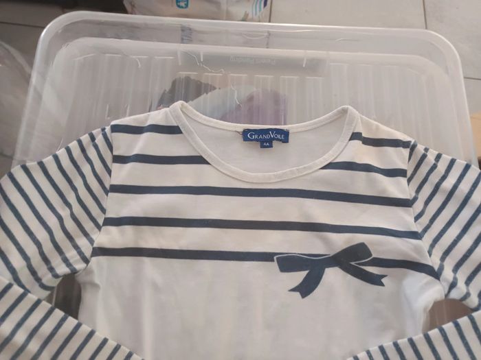 Tee-shirt manche longue 4 ans grand voile - photo numéro 2