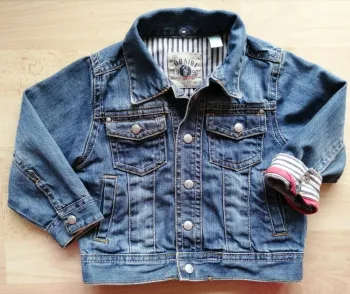 Veste en jean Obaibi taille 18 mois
