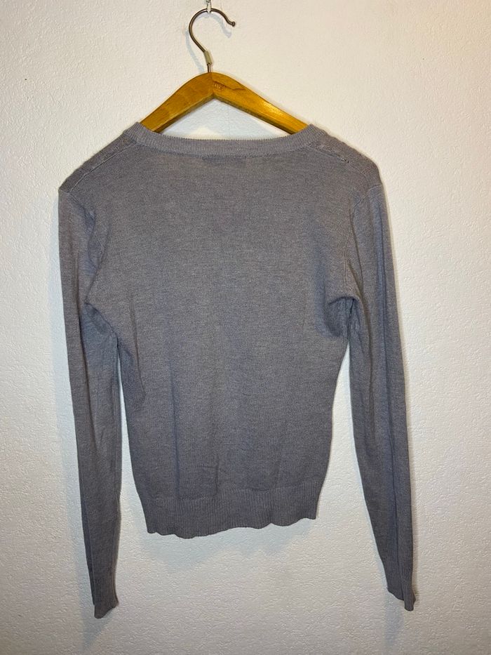 Cardigan gris femme en coton et laine CCG perfect - photo numéro 2