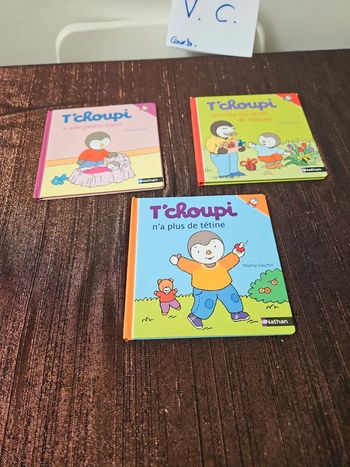 3 livres T'Choupi