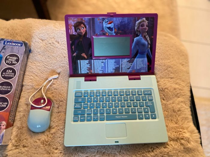 Ordinateur éducatif bilingue Disney Frozen II - Lexibook 124 activités éducatives - photo numéro 7