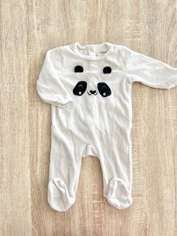 Pyjama panda bébé fille