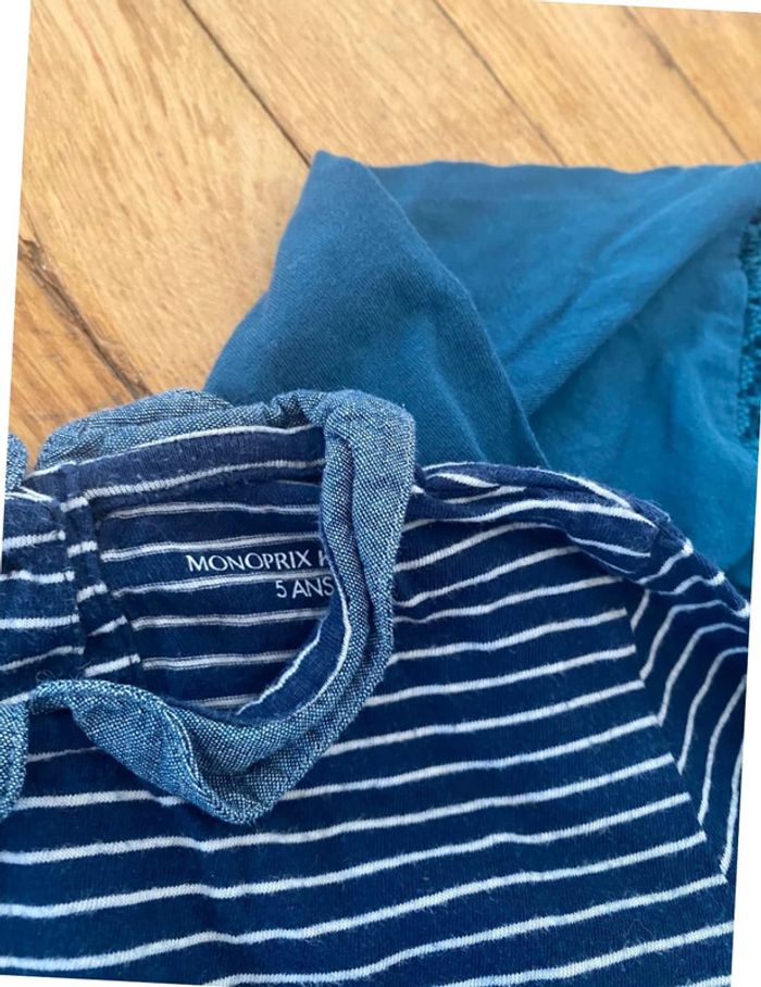 3 hauts Monoprix zara t5 ans - photo numéro 2