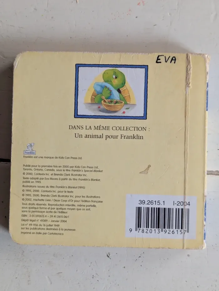Lot de 2 livres Franklin – Un animal pour Franklin + Le doudou très spécial - photo numéro 10