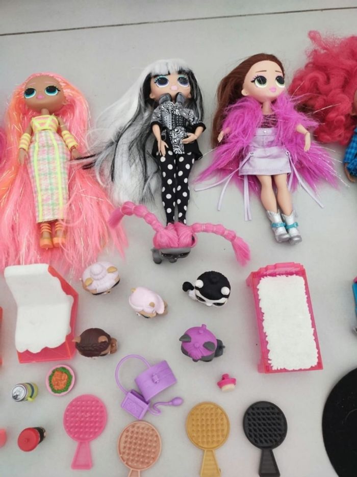 Lot poupées LOL OMG et accessoires - photo numéro 5