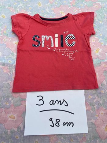 T-shirt teeshirt 3 ans
