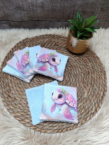 Lot de lingettes lavables