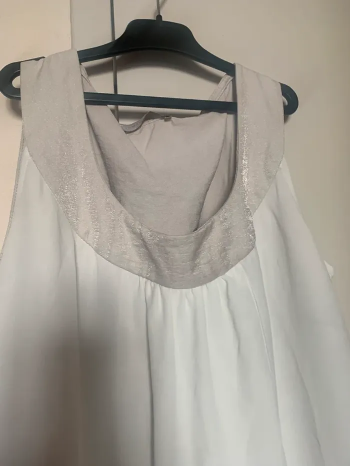 Robe blanche et mordoré - photo numéro 3