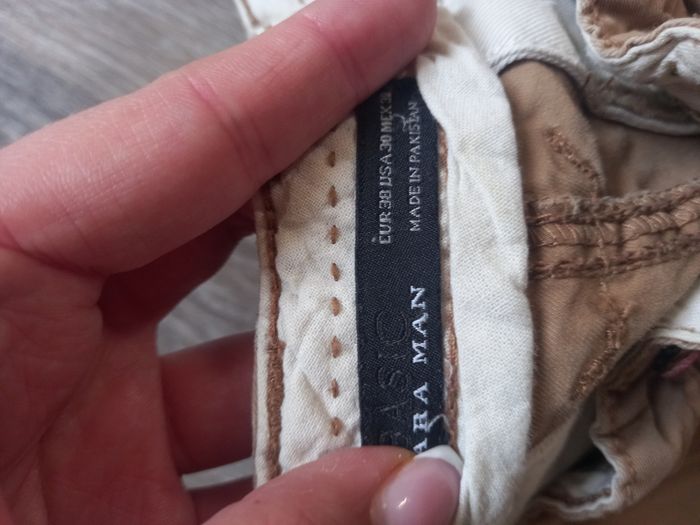 Pantalon chino homme zara man 38 beige - photo numéro 4