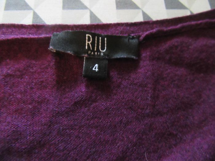 Pull violet taille 4 Jacqueline RIU - photo numéro 2