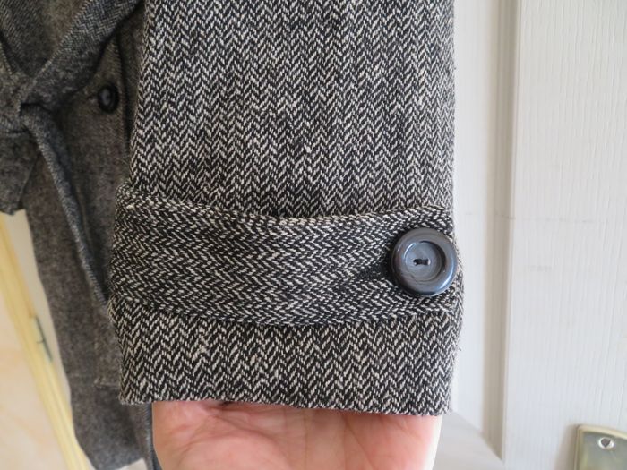 Manteau femme tissu effet chevrons - photo numéro 3