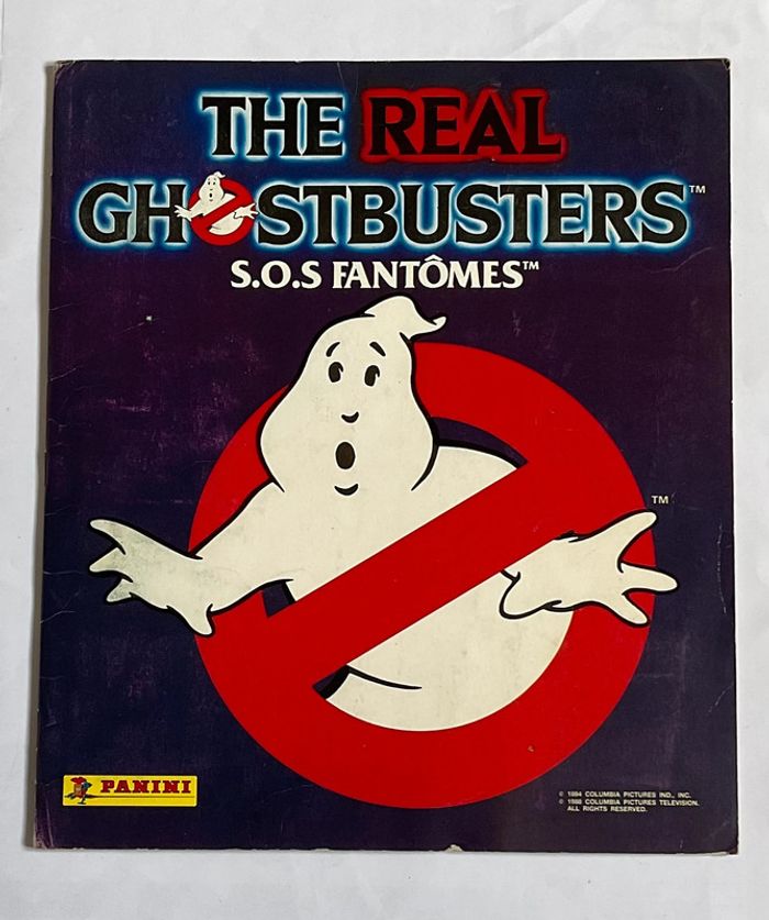 Album Panini Ghostbusters vintage