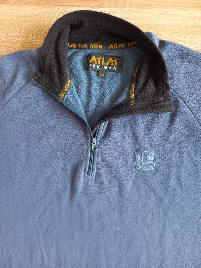 Pull polaire bleu M - photo numéro 3
