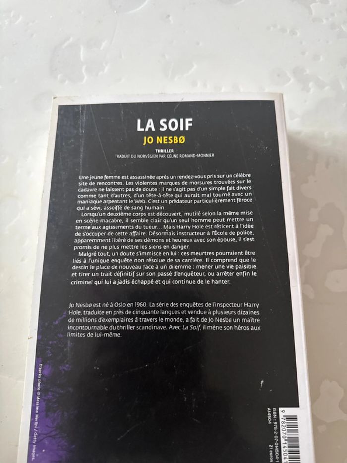 Livre la soif - Jo nesbø - photo numéro 8