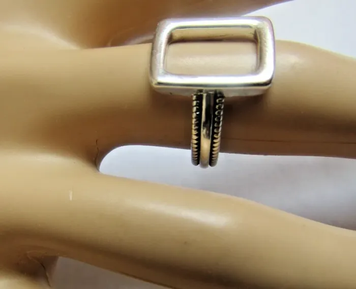 neuf idéal cadeau a tout petit prix bague minimaliste en argent 925 taille réglable - photo numéro 2