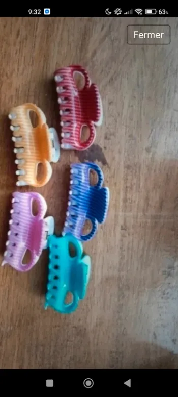 Lot pinces croco