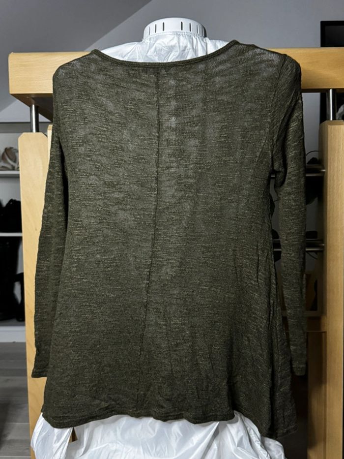 T-shirt manche longue kaki