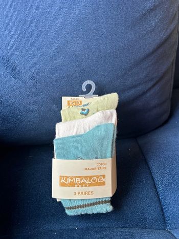 Lot chaussettes Kimbaloo