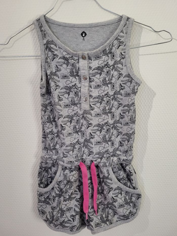 Combi short motif palmier cassette