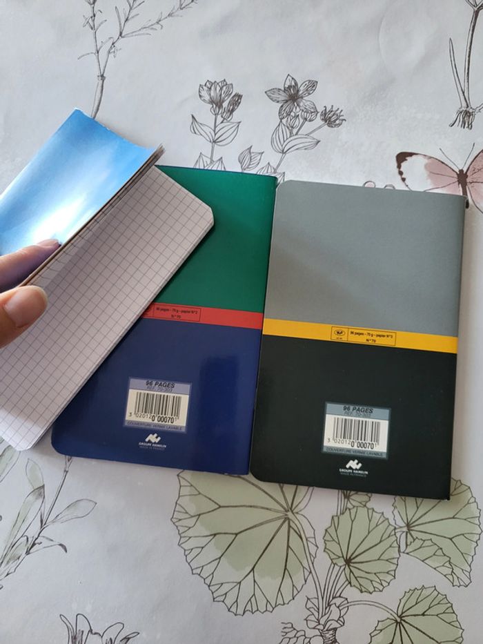 Lot de 3 petits carnets - photo numéro 3