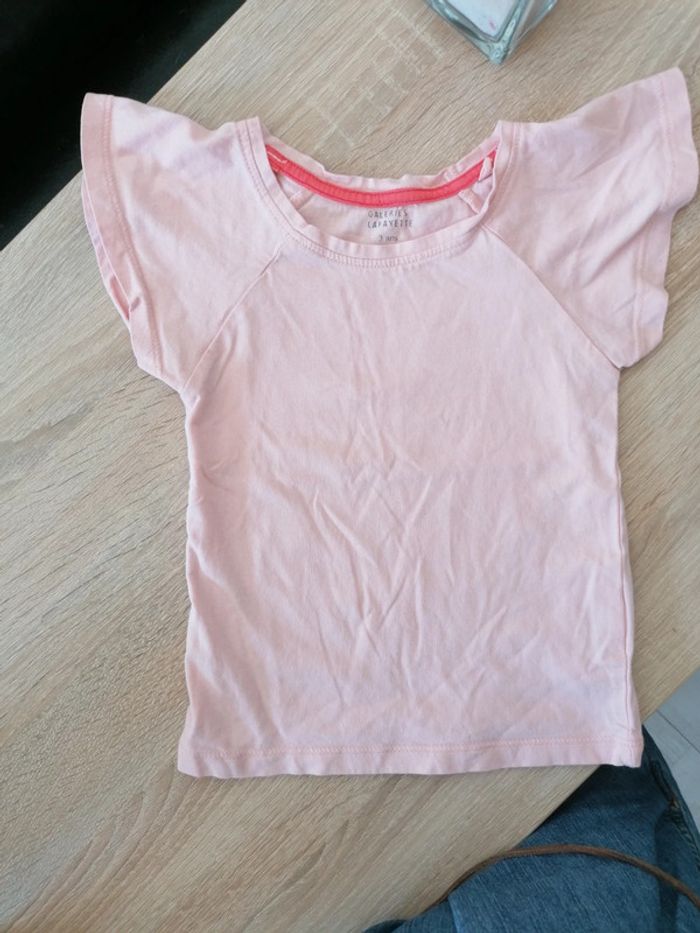 T-shirt rose galeries Lafayette 3ans