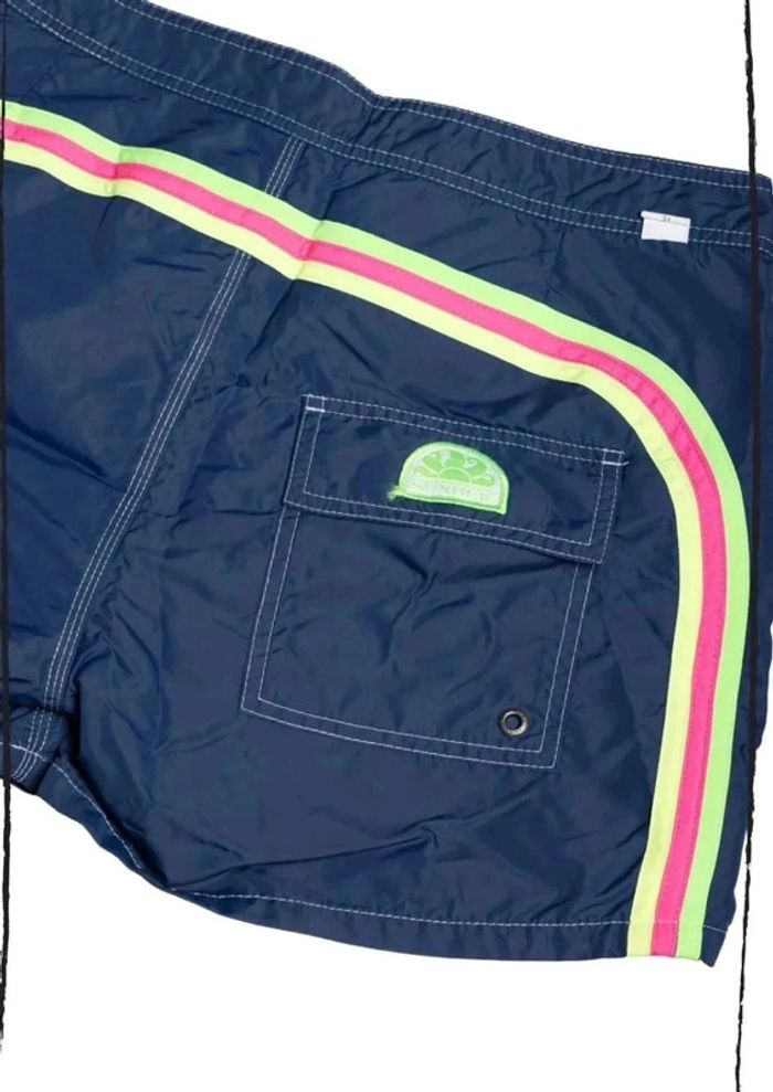 Short de bain Sundek bleu marine – Taille 40 - photo numéro 4