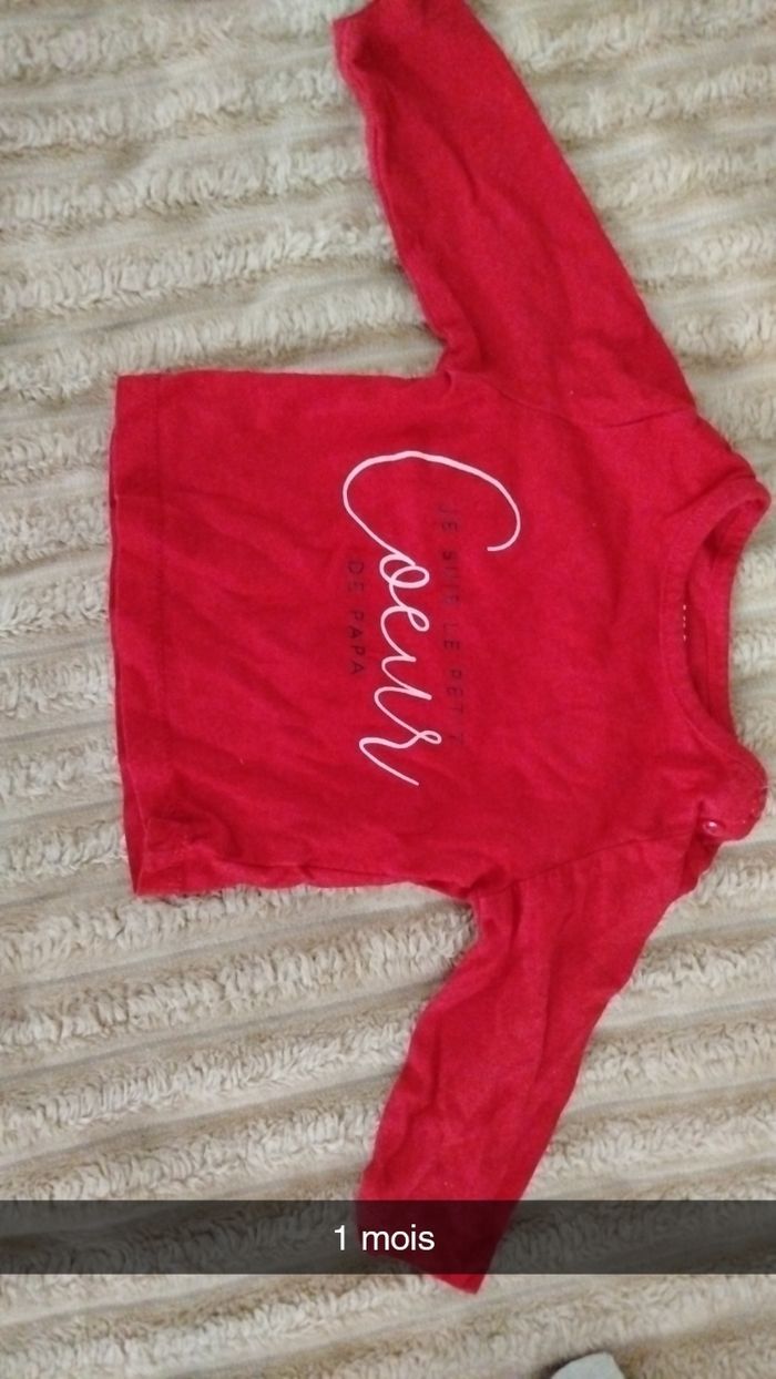 Lot vêtements 1 mois