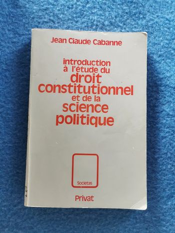 Introduction à l'étude du droit constitutionnel et de la science politique